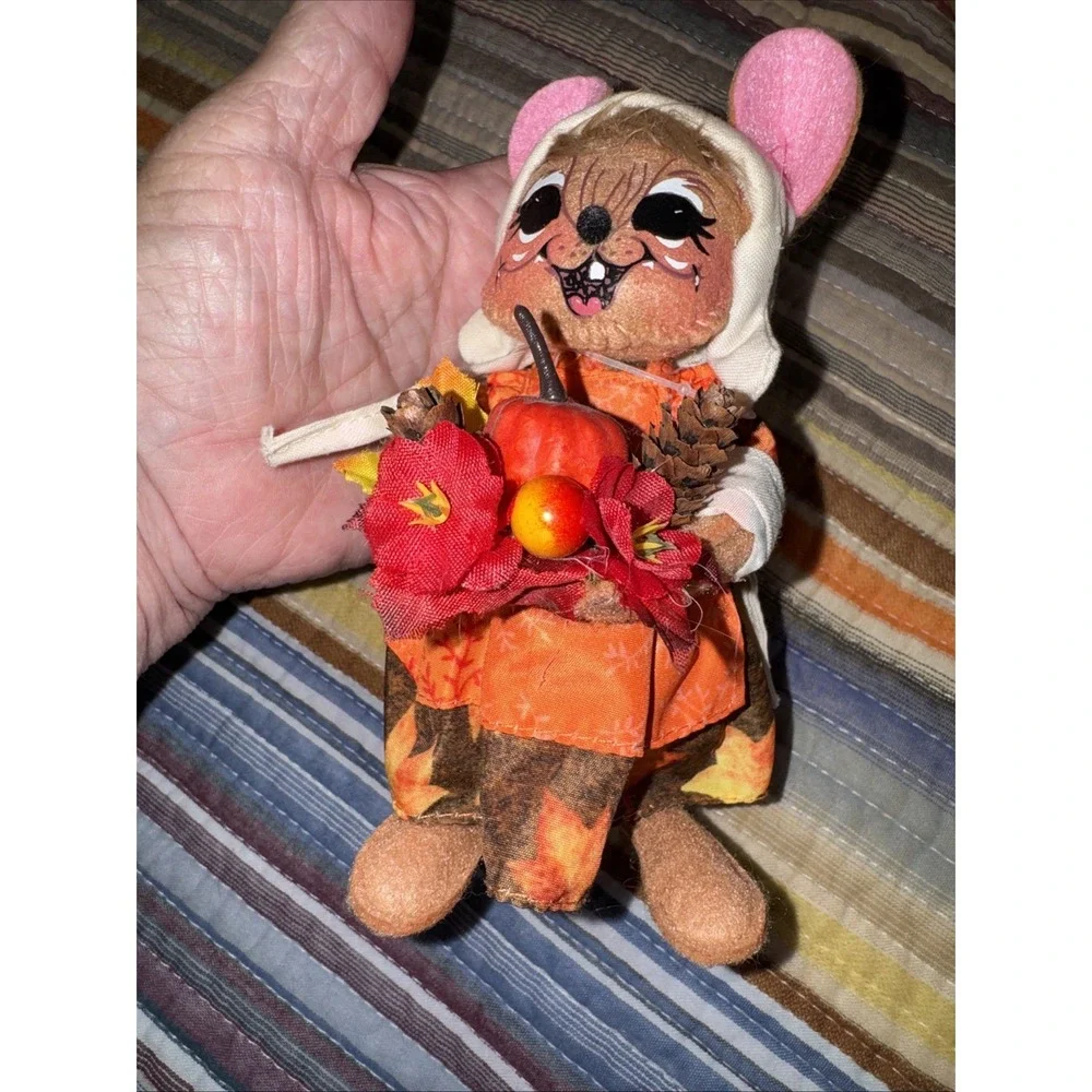 Vtg Rare Fall Autumn Thanksgiving Harvest Collectible Bundle 6 Pcs Annalee
